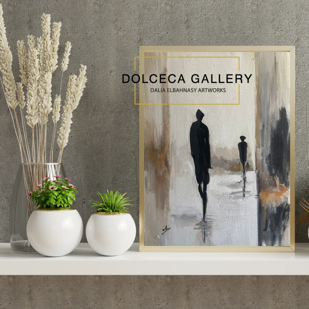 Grey And White Minimalist Wall Frame Mockup Instagram Post
